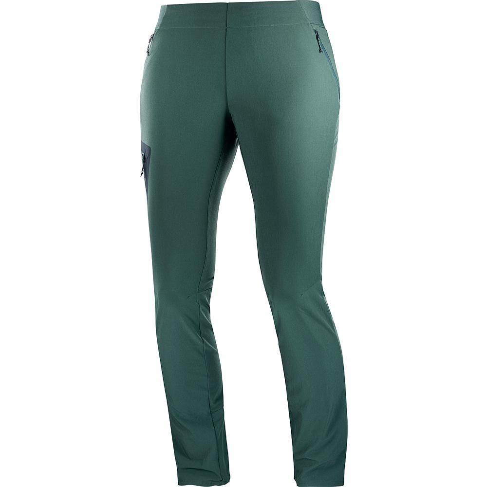 Salomon Singapore Womens Pants - WAYFARER ALPINE W Green | 28357-ZCWU